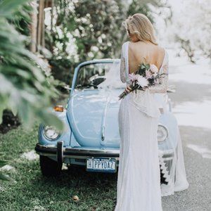 Island Tribe La Jolla Bohemian Wedding Dress US4